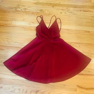 Charlotte Russe Red Formal Dress Size Small